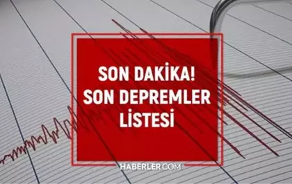 Erzincan'da deprem mi oldu? SON DAKİKA! Az önce deprem Erzincan'da nerede oldu, kaç şiddetinde?