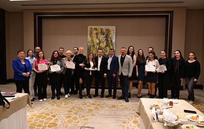 AGC'nin ''Gazetecilere Yönelik İngilizce Dil Eğitimi Programı'' sertifika töreni düzenlendi