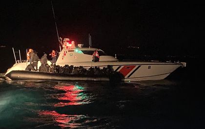 Balıkesir açıklarında 39 düzensiz göçmen kurtarıldı
