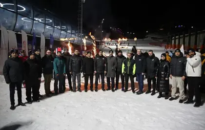 Erzurum'da Kış Sporları kapsamında ''Ünilig Türkiye Şampiyonası'' açılışı yapıldı