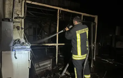 Karaman'da fabrikada çıkan yangın söndürüldü