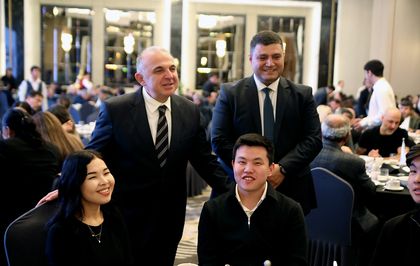 Türk ve Kırgız iş dünyası Bişkek'te iftarda buluştu