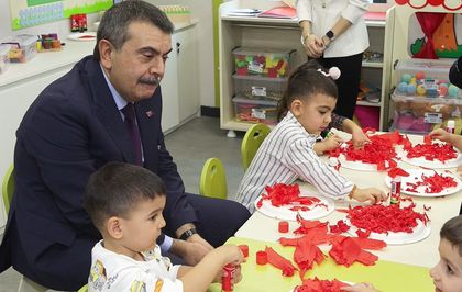 Bakan Tekin, Anaokulu Ziyaretinde Eğitim Standartlarını Vurguladı