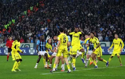 Fenerbahçe'den Trabzonspor'a karşı üst üste 5. galibiyet