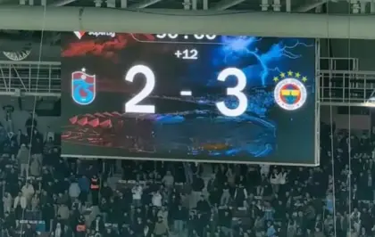Fenerbahçe, Trabzon'da 3-2'ye abone