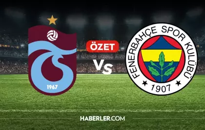 Trabzonspor Fenerbahçe maç özeti ve golleri! (2-3) Trabzonspor Fenerbahçe kaç kaç bitti, golleri kim attı?