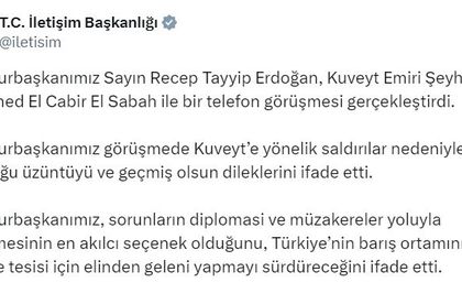 Cumhurbaşkanı Erdoğan, Kuveyt Emiri El Sabah ile görüştü