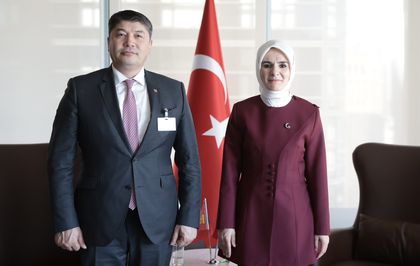 Bakan Göktaş, Moğolistanlı mevkidaşı Aubakır ile görüştü