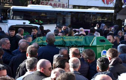 Sahilde ölü bulunan iş adamı son yolculuğuna uğurlandı
