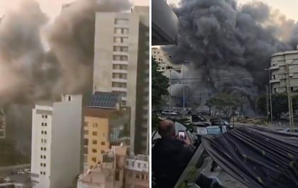 İsrail'den Lübnan'da yeni katliam! Sivillerin yaşadığı binalar vuruldu