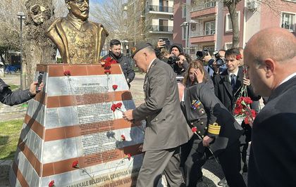 Çanakkale Savaşları kahramanı Cevat Paşa törenle anıldı