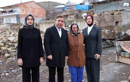 Vali Aydoğdu'dan Tercan'da hane ziyaretleri