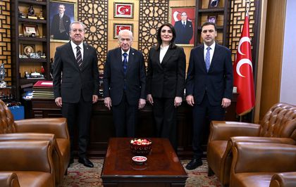 Bahçeli, bayramlaşma heyetini kabul etti