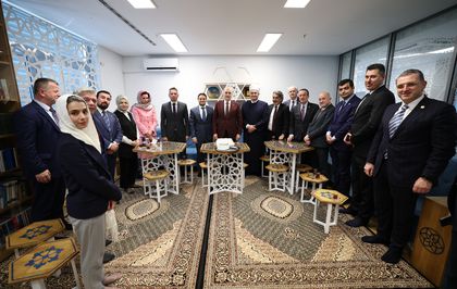 TBMM Başkanı Numan Kurtulmuş, Hırvatistan'daki İslam Kültür Merkezi'ni Ziyaret Etti