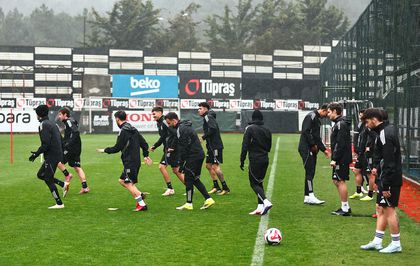 Beşiktaş'ta derbi hazırlıkları sürüyor