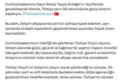 İletişim Başkanı Duran: Dijital egemenliğin güçlendirilmesi hedefleniyor