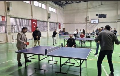 Bingöl Kiğı'da Masa Tenisi Turnuvası Başladı
