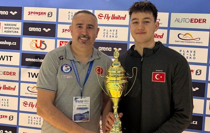 Denizlili yüzücü Ahmet Mete tarih yazdı