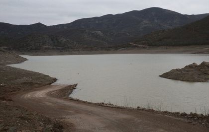 Tokat'taki Almus Baraj Gölü'nün seviyesi yağışlarla arttı