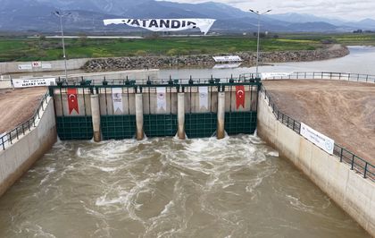 Karasu Regülatörü ve Derivasyon Kanalı açıldı; 585 bin dekar arazi sulanacak