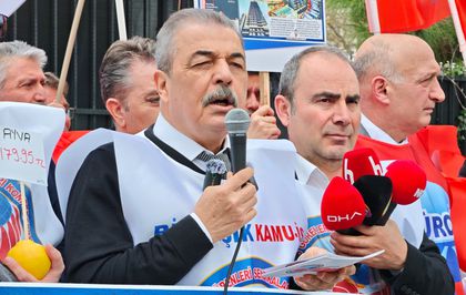Birleşik Kamu-İş'ten TÜİK önünde protesto