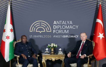 Cumhurbaşkanı Erdoğan, Burundi Cumhurbaşkanı Ndayishimiye ile görüştü