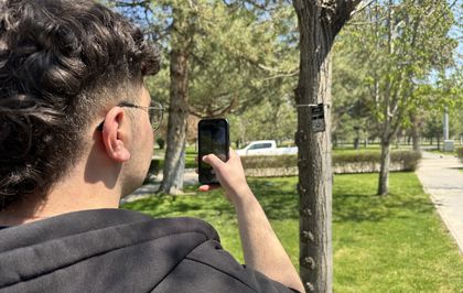 Kayseri'de ağaçlar hakkında bilgi edinmek için karekod uygulaması başlatıldı