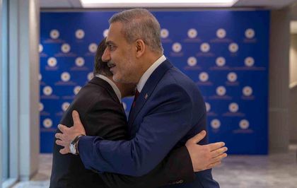 Dışişleri Bakanı Fidan, Suriyeli mevkidaşı ile bir araya geldi