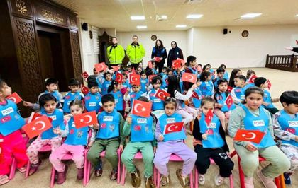 Polis Haftası'nda Patnos'ta miniklere anlamlı ziyaret