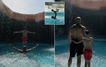 Aksiyon yıldızı bu kez baba haliyle! Jason Statham’dan dikkat çeken kareler