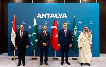 Bakan Fidan, Türkiye-Mısır-Pakistan-Suudi Arabistan Dışişleri Bakanları Toplantısı'na ev sahipliği yaptı
