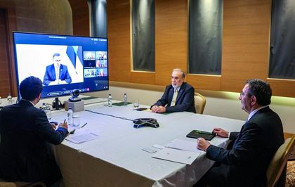 Cumhurbaşkanı Yardımcısı Yılmaz, Hürmüz Boğazı'na ilişkin çevrim içi toplantıya katıldı