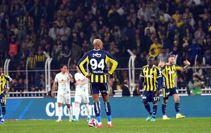 Fenerbahçe, evinde 5. kez puan kaybetti