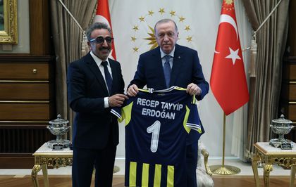 Cumhurbaşkanı Erdoğan, iş insanı Ulukaya'yı kabul etti