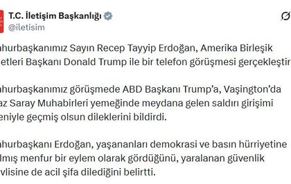 Erdoğan, Trump ile telefon görüşmesi yaptı