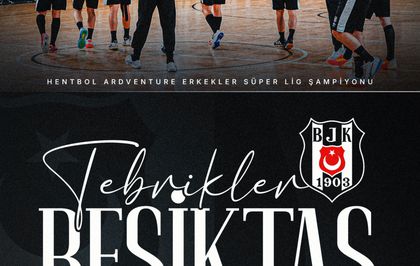 Cumhurbaşkanı Erdoğan, Hentbol Ardventure Erkekler Süper Lig Şampiyonu Beşiktaş'ı tebrik etti