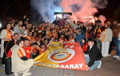 Ordu'da Galatasaray'ın 26. şampiyonluğu coşkuyla kutlandı