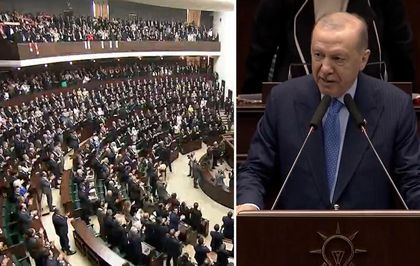 Cumhurbaşkanı Erdoğan'dan parti grubunu ayağa kaldıran İsrail sözleri