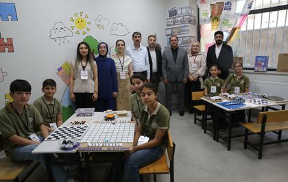 Şanlıurfa'da öğrencilerden 'Sıfır Atık Zeka Oyunları Atölyesi'