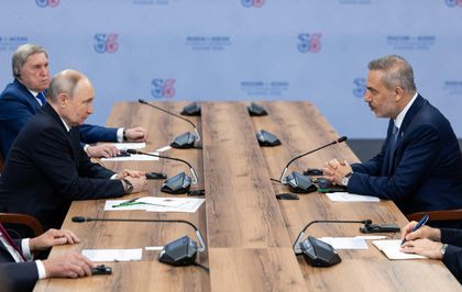 Dışişleri Bakanı Fidan, Rusya Devlet Başkanı Putin tarafından kabul edildi