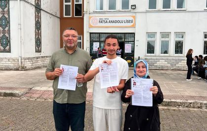 Ailece aynı okulda YKS heyecanı yaşadılar