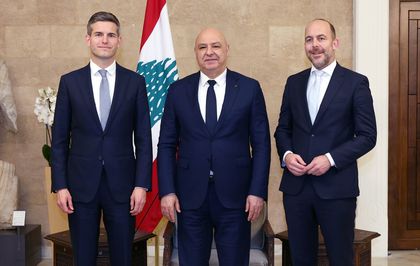 Lübnan Cumhurbaşkanı Avn, Hollandalı bakanlarla bölgesel gelişmeleri görüştü