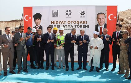 Midyat Otogarı'nın temeli törenle atıldı