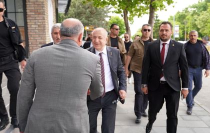 Prof. Dr. Ümit Özdağ'dan ETSO'ya Ziyaret