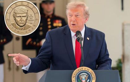 ABD'nin bağımsızlığının 250'nci yılına özel üzerinde Trump'ın yer aldığı altın para basılacak