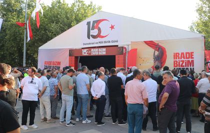 Denizli’de 15 Temmuz Anma Çadırı Açıldı