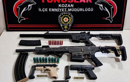 Kozan'da Bir Haftalık Operasyon: 6 Tutuklama, 6 Ruhsatsız Silah Ele Geçirildi