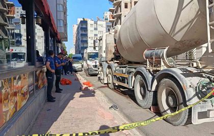 Adana'da Beton Mikseri Faciası: 1 Ölü