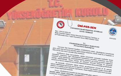 ÜNİPERSEN, ataması sonuçlanmayan personel için YÖK'ten yeniden eşleştirme istedi