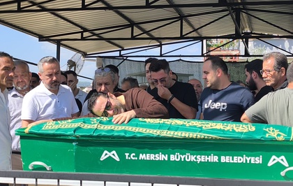 İddiaya göre 14'üncü kattan düşen Atilla Taş'ın kızı Mersin'de toprağa verildi